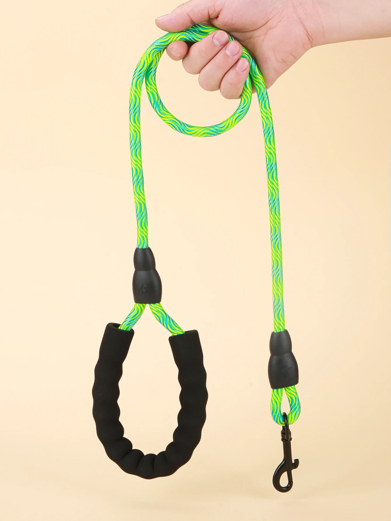 1pc Pet Dog Leash Chest Strap Collar Green Wavy Dog Leash Small Dog Medium Dog Leash