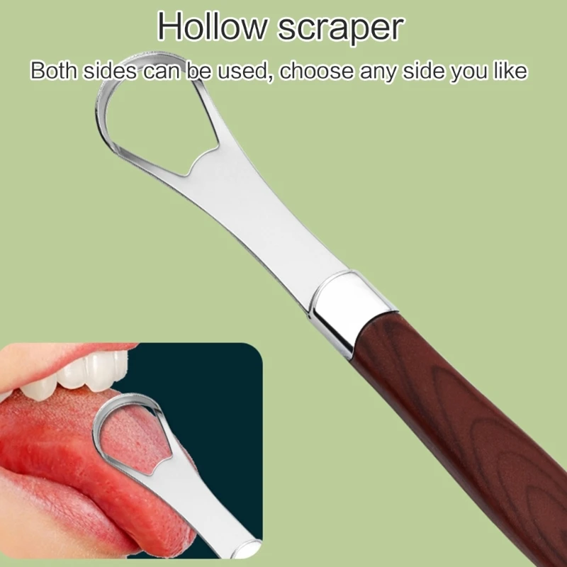 Tongue Scraper Cleaner for Adult Kid Tongue Brush Breath Dental Eliminate Bad Breath in Seconds Orals Care Tool