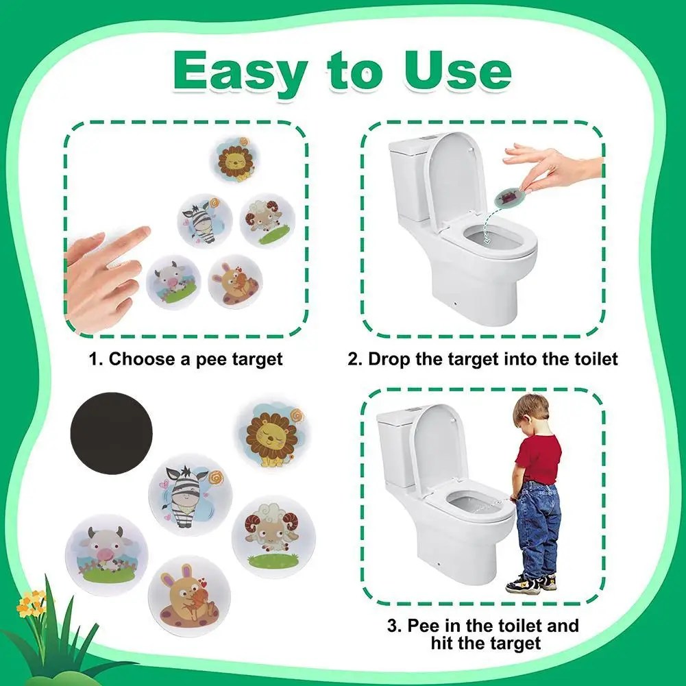 Toddler Potty Training Toilet Color Changing Sticker Potty Training Seat Magic Sticker Cartoon Stickers For Children