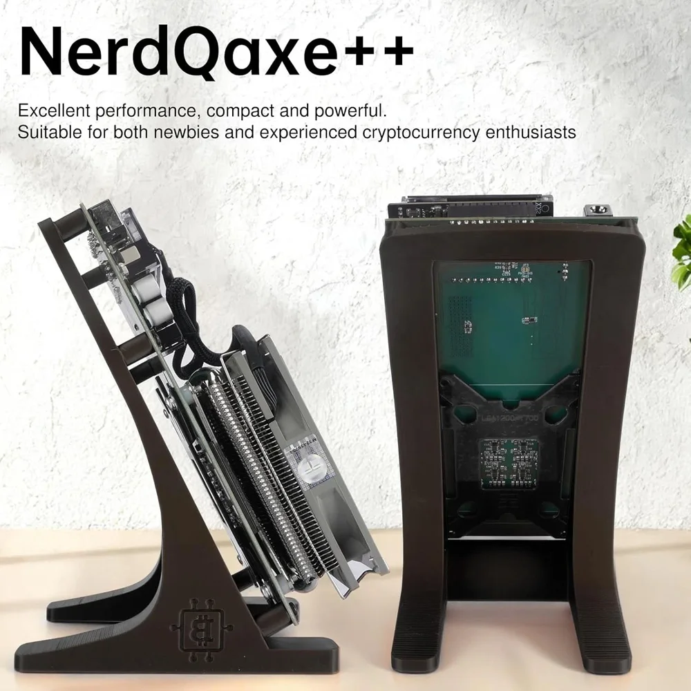 Bitaxe NerdQaxe ++ 4.8TH/s 78 واط Bitcoins مينر 4 قطعة BM1370 Asic رقاقة سولو BTC مينر مع 120 واط إمدادات الطاقة Btc آلة التعدين #5