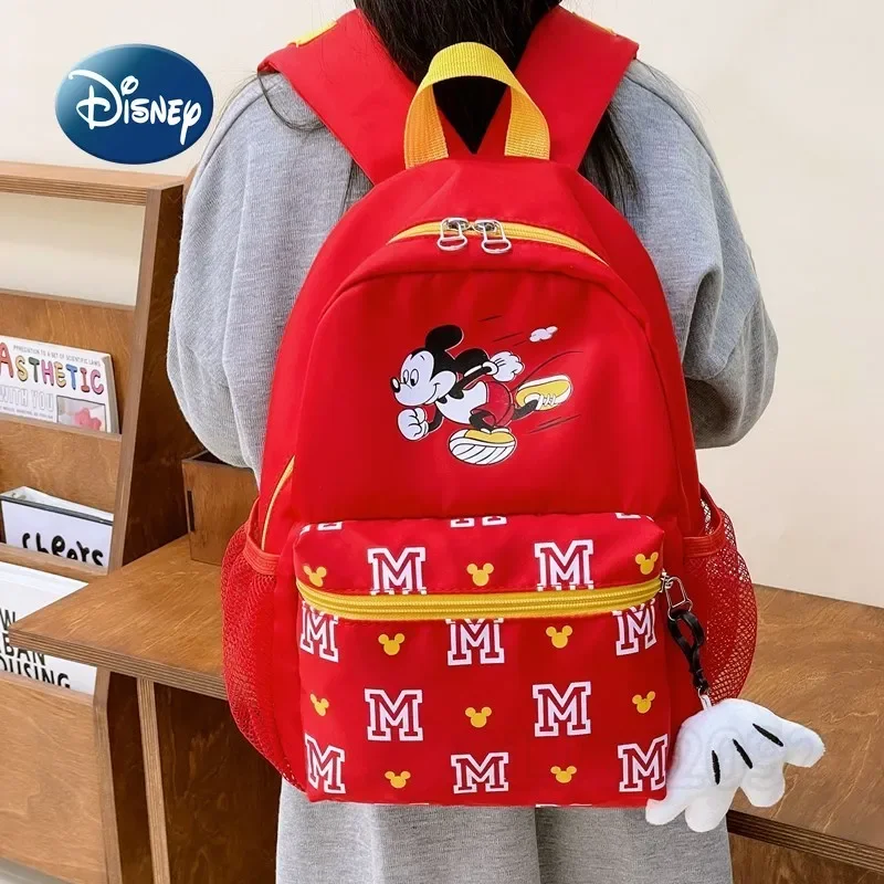Disney Mickey New Children's Backpack Cartoon Cute Children's Schoolbag Fashion Trend Primary School Schoolbag Lightweight