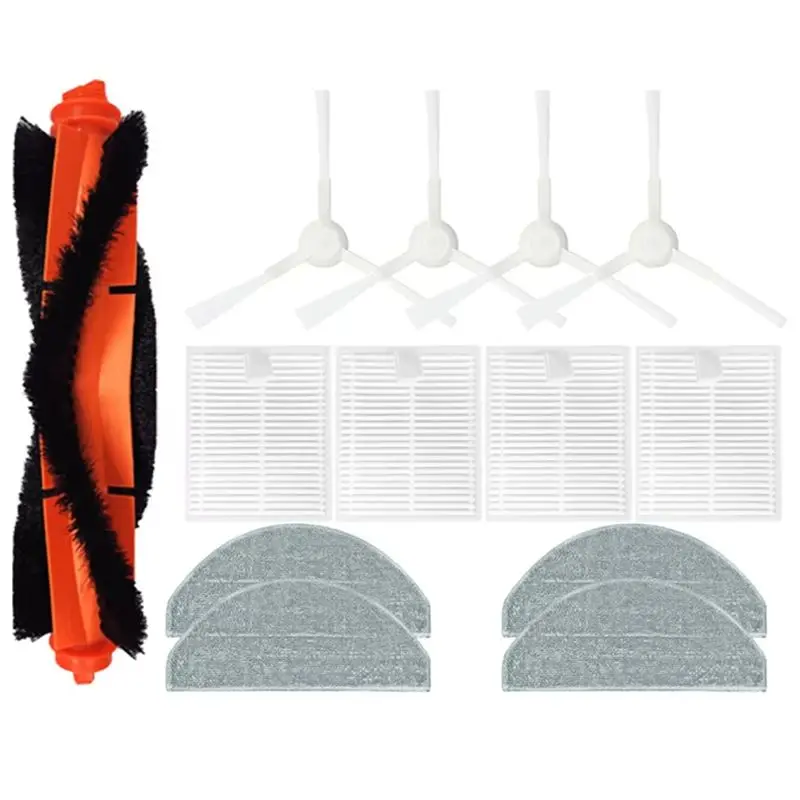 A7THK-Main Side Brush Cover HEPA Filter Mop For S20 / D106 Cleaner Robot Vacuum Cleaner Replacement Parts Accessories