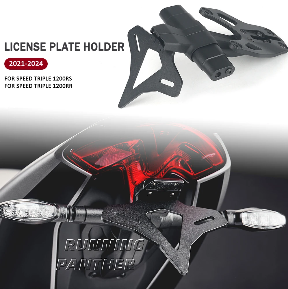 

For Speed Triple 1200RS 1200RR 1200 RS RR 2021-2024 Motorcycle Accessories Rear Short Tail Stock Tidy License Plate Holder Tails