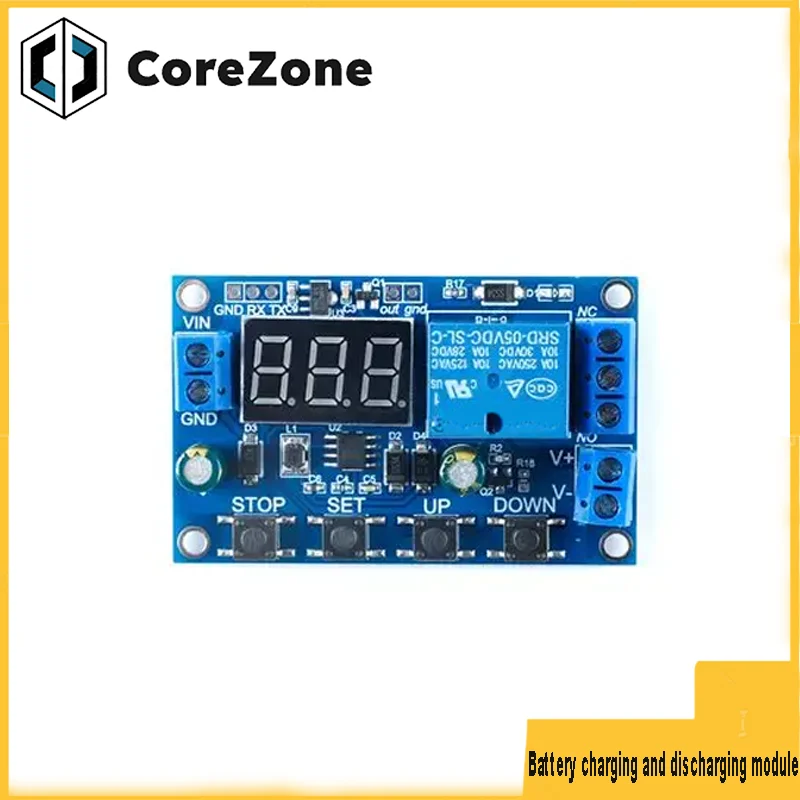 Battery Charge/Discharge Module Integrated Voltmeter Undervoltage Overvoltage Protection Timing Charge/Discharge Communication