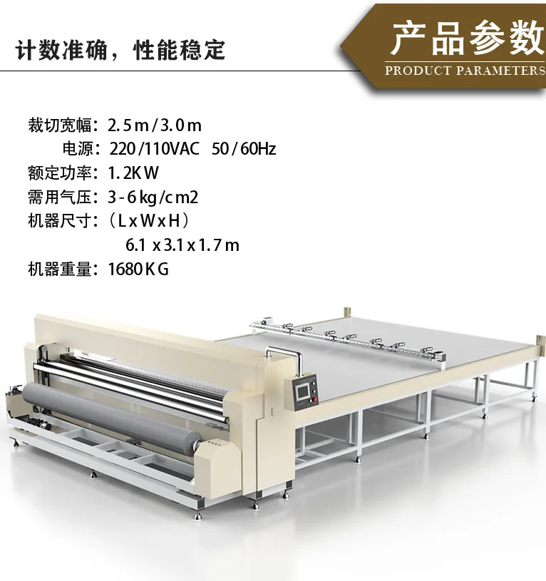 Automatic curtain cutting machine, curtain fabric processing machine