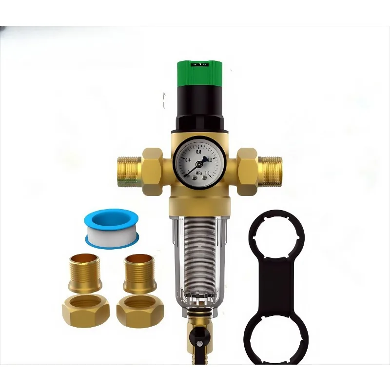Household Water Supply System Water Pipe Pressure Reducing Valve Front Filter Valve Pressure Control Safety Filter Valve