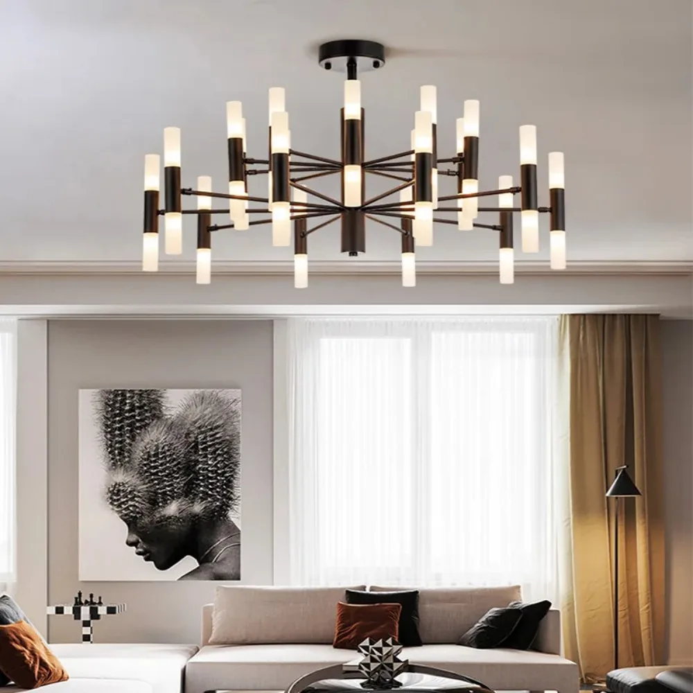 Lampe LED Suspendue au Design Moderne, Disponible en Noir et Or, Luminaire Décoratif d'Nik, Idéal pour un Loft, un Salon, une Cuisine ou une Chambre à Coucher