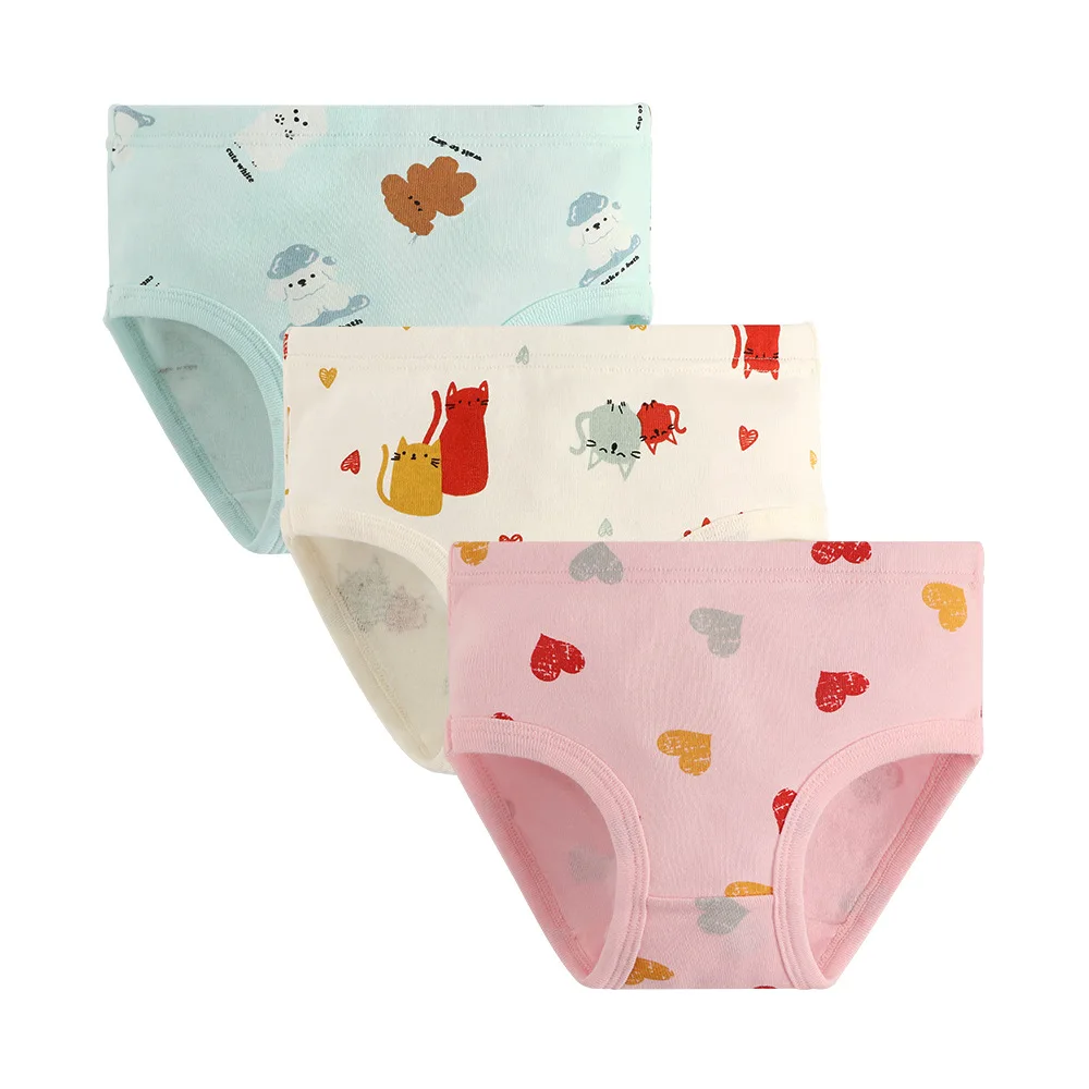 1/3/6/9 Pcs Kinder Mädchen Höschen 100% Baumwolle Weiche Hübsche Cartoon Einhorn Druck Unterwäsche Für Mädchen unterwäsche Boxer Atmungsaktiv – Detail 10