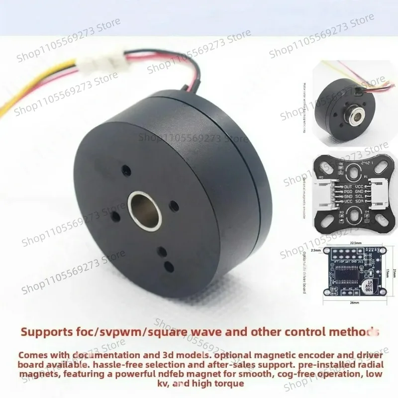 LH07 2804 BLDC Motor Hollow Shaft Outer Rotor Neodymium Magnet Gimbal Motor FOC Control Robotics Parts