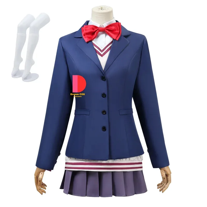 

DY2025Dandadan Aira Shiratori Cosplay Costume Anime Disguise for Women School Uniform Dress Halloween Carnival Suit New Arrival