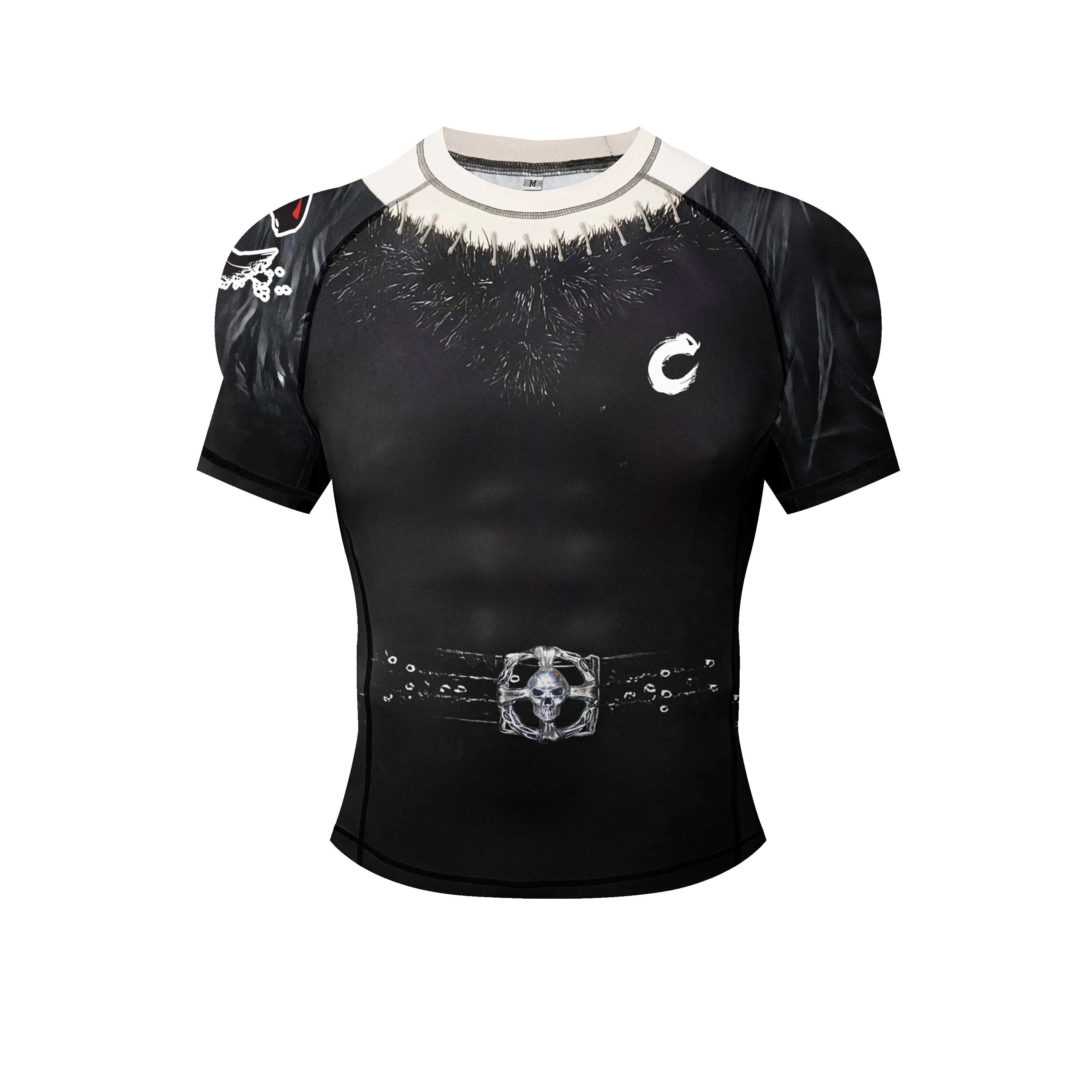 

Men's Anti-Slip No-gi Training Rash Guard BJJ Training Shirt for Grappling & MMA Compression Fightwear Quick-Dry Workout Tops
