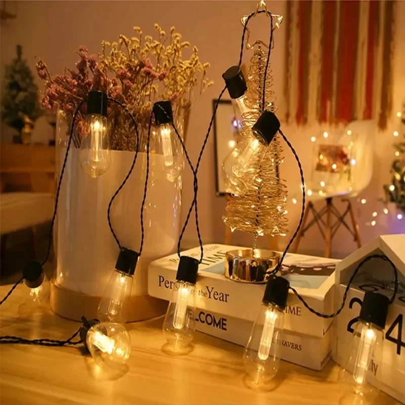50ft/150m St38 Lamp Buitenlicht String Warm Wit Lamp Edison Lamp Hanglamp Waterdicht en Onbreekbaar E12 Socket