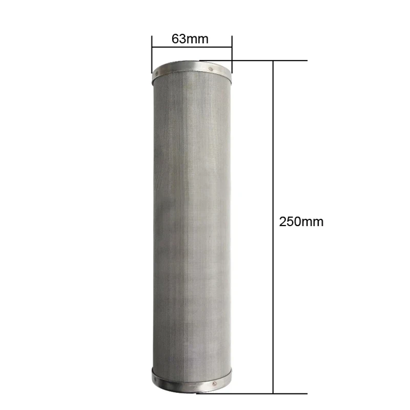 10 Inches Water Filter Parts Stainless Steel Filter Element Prefilter Filter Element Filter Screen 5 Micron/1Micron