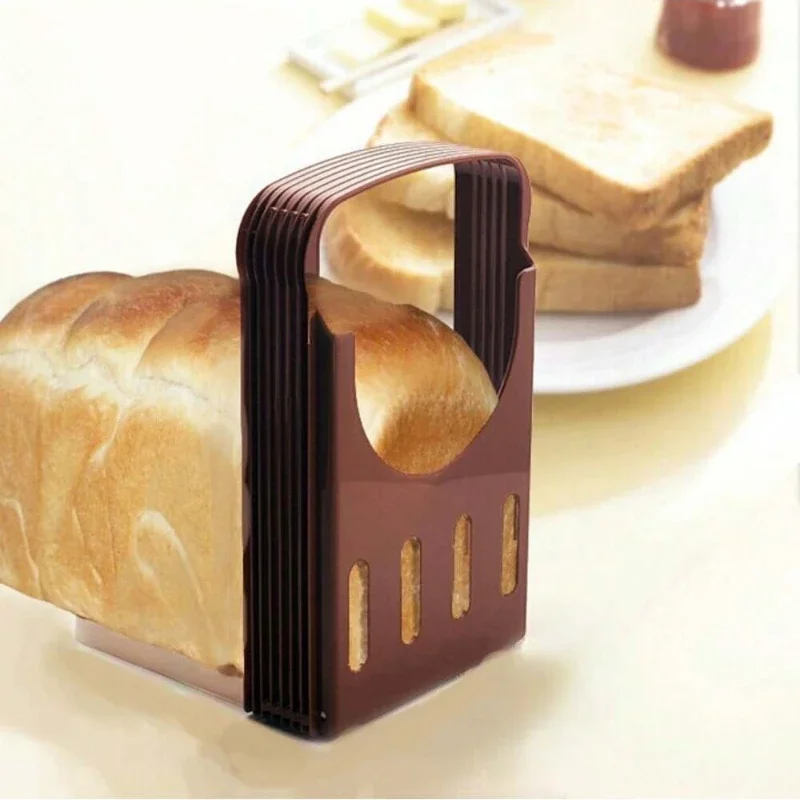 4 Modes Multifunctional Toast Brood Slicer Bread Knife Bakeware Cutter Adjustable Foldable Loaf  Kitchen Bread Cutter Tools