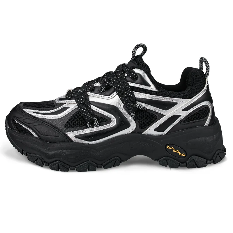 

Дышащая обувь, обувь для папы, мужская обувь на толстой подошве, женская обувь, увеличивающая рост, амортизирующая спортивная обувь в стиле ретро для отдыха