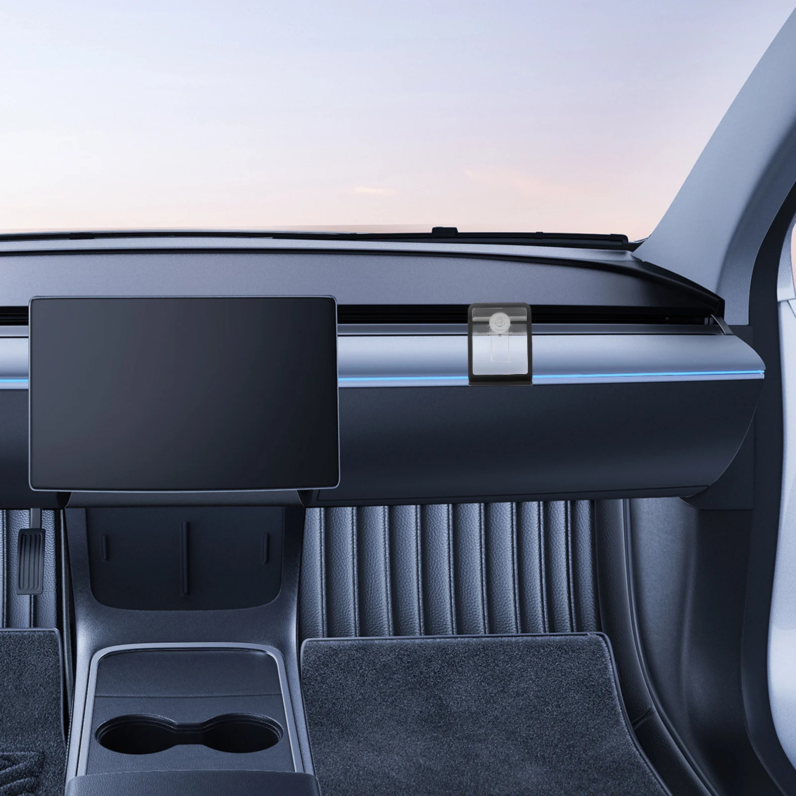 

17Mm Rotating Ball Phone Mount for Car - Universal Dashboard Vent Clip Cellphone Holder with Adjustable Metal Adapter for GPS