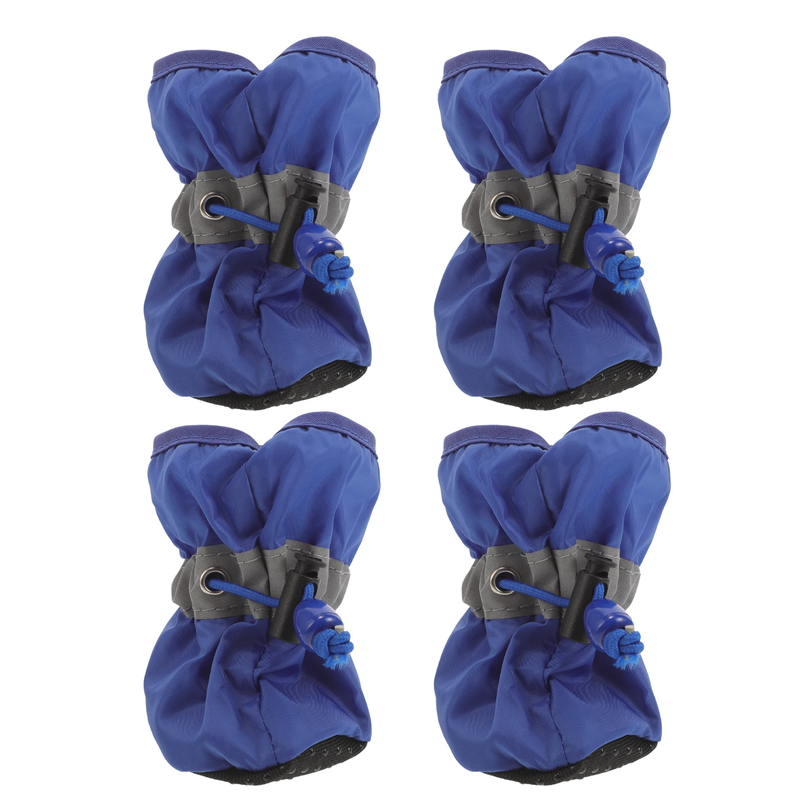 

4 pcs Dog Boots Waterproof Shoes for Small Large Dogs Booties Paw Protection Anti Slip Outdoor Sport Rubber Sole