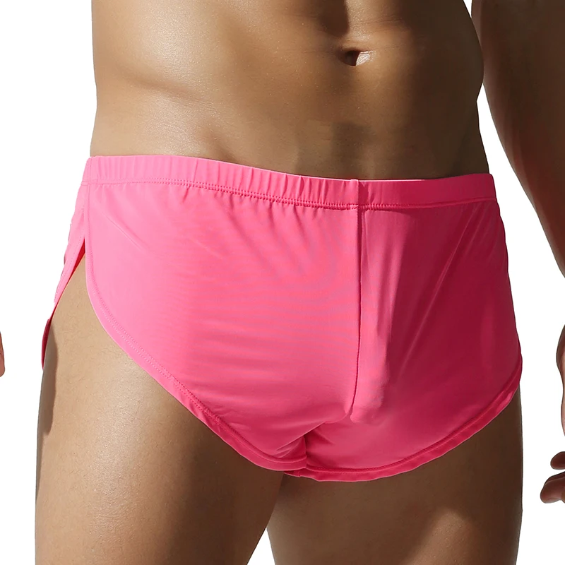 TAUWELL Herren Modische Atmungsaktive Eisseide Haushose Hochgeschnittene Lässige Boxershorts Arro Hosen Bequeme Lounge-Bekleidung – Detail 25