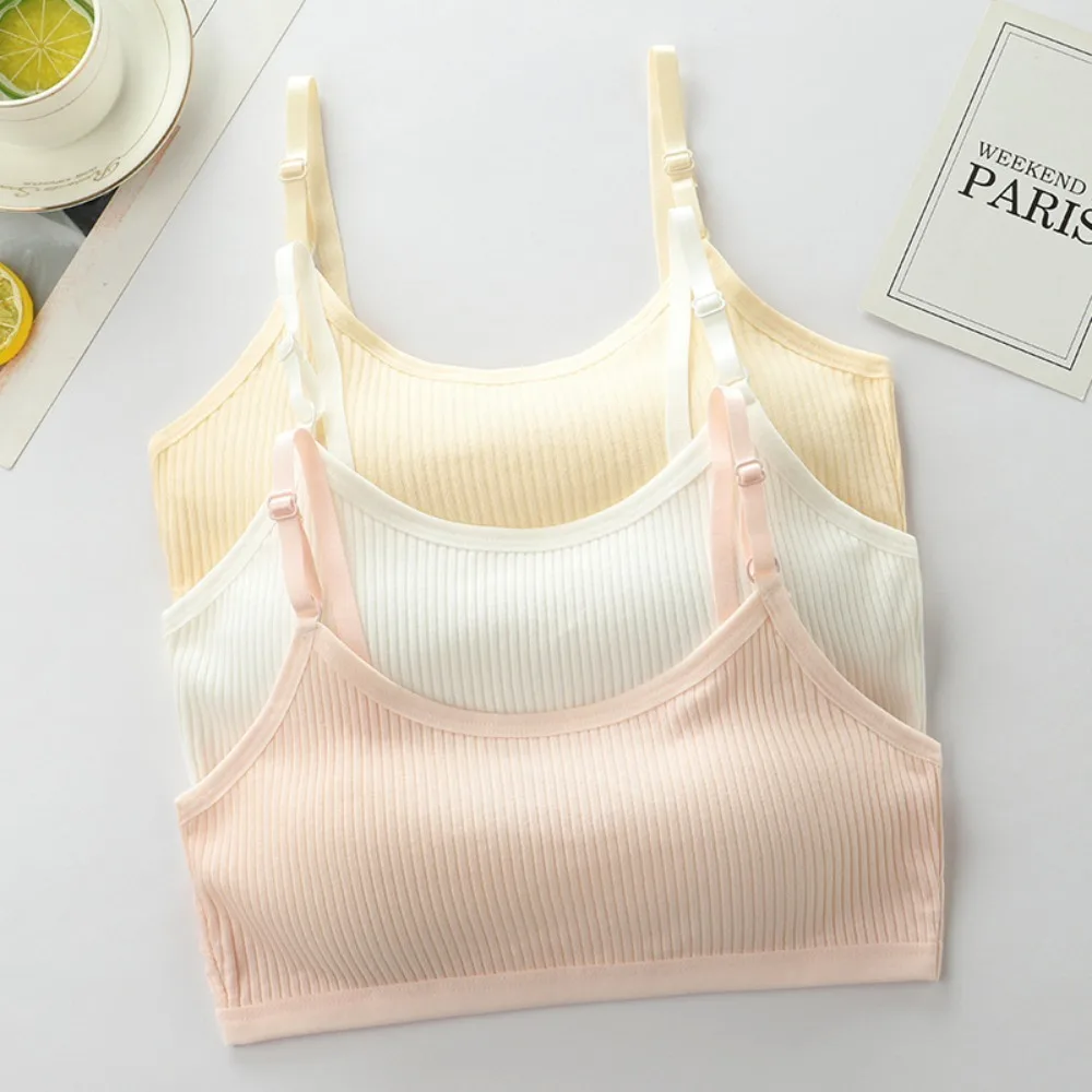 Convenient Cotton Girls Underwear Thin Soft Teenager Training Bra Sweat-absorbing Corset