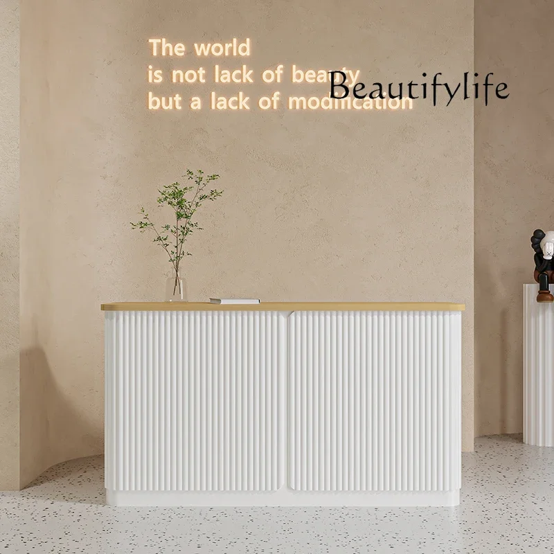 

clothing store Clothing store Bar table Painting front desk Reception desk page Simple modern store Small counter Women's