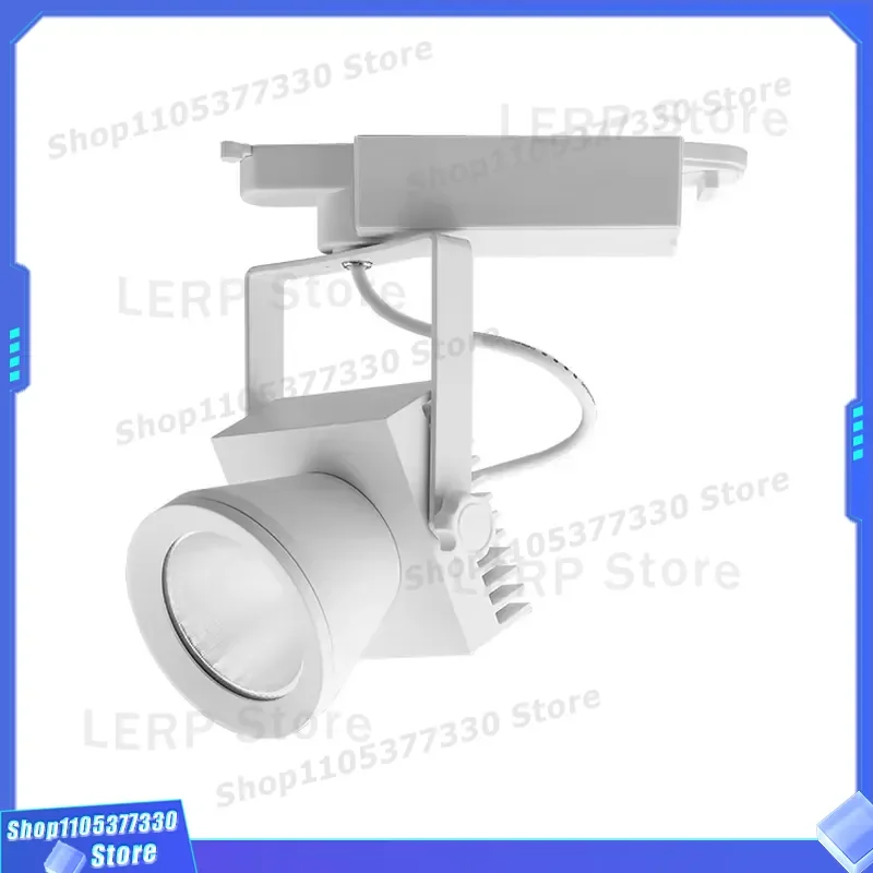 30W COB LED Track Light for Exhibition Supermarket Lighting Brand Chip Spotlight Unique Design Commercial Store Ceiling Rail