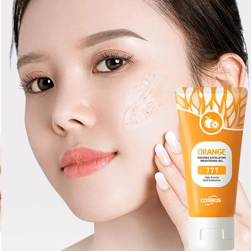 Orange Exfoliating Gel Dead Spot Remover Brighten Peeling Gentle Repair Scrub Whiten Hydrating Moisturizer Korean Skin Care 50g