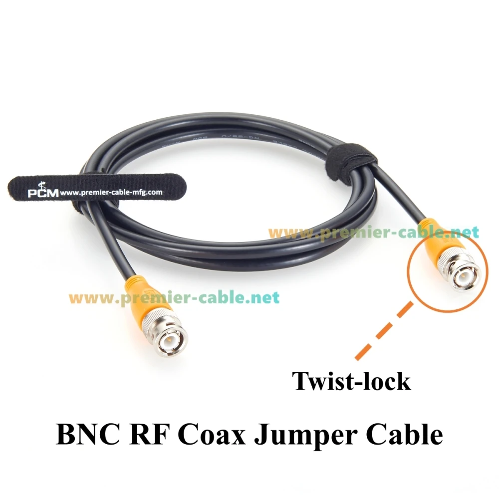 BNC-Stecker auf BNC-Stecker Koaxialkabel 50 Ohm Verlustarmes RG58 RF-Koaxialkabel für RF-Antennen, Testgeräte, SDR-Radios, CCTV – Detail 3