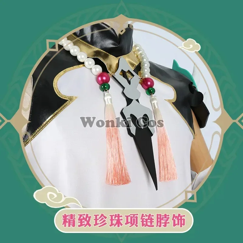 

New 2025 Game Impact Costume Wig Short Party Costumes Gen Xiao Cosplay Shin Full Set Men Halloween Suits☆★☆★qq