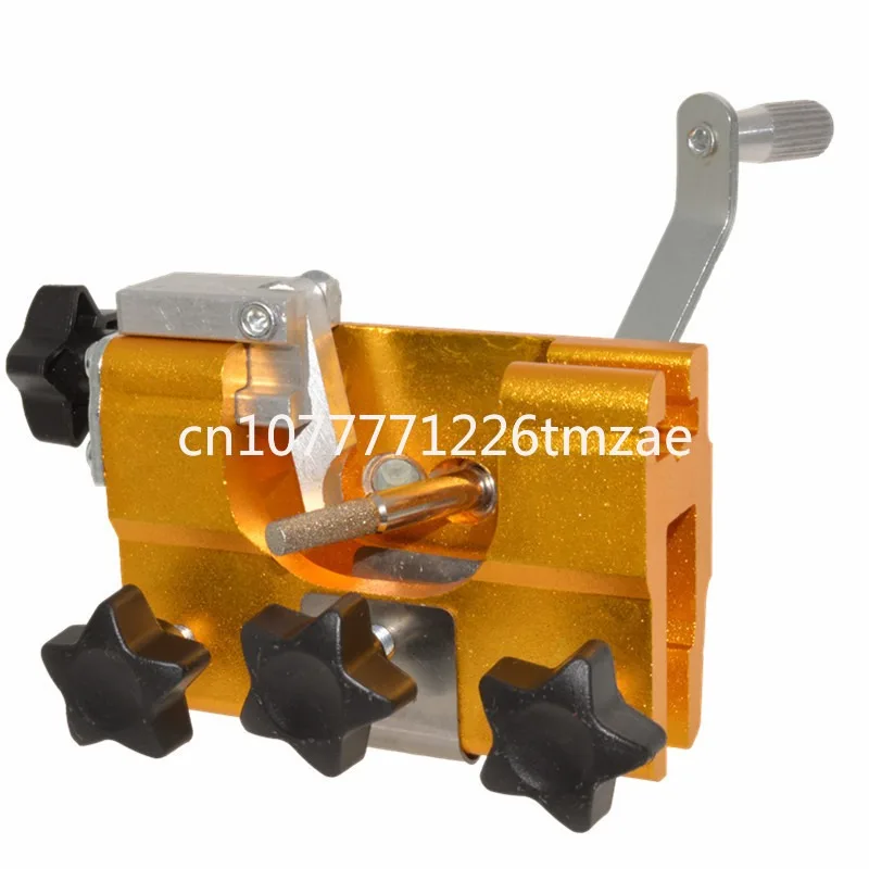 

Portable Household Hand-Operated Alloy Chain Sharpener Manual Chain Clamp Grinding Tool