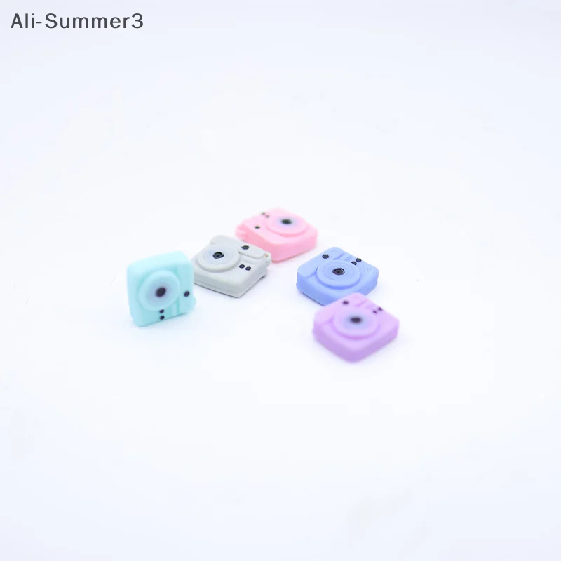 1/12 Poppenhuis Simulatie Camera Instant Camera's Model Poppenhuis Miniatuur Scène Decoratie Speelgoed Poppenhuis Scène Foto Props