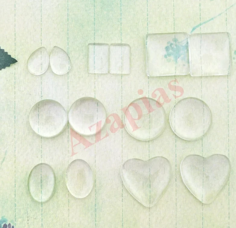 

10*14 мм, 200 шт./лот, прозрачные куполообразные увеличительные стеклянные кабошоны прямоугольной формы, вставки для подвесок с фотографическими ювелирными изделиями