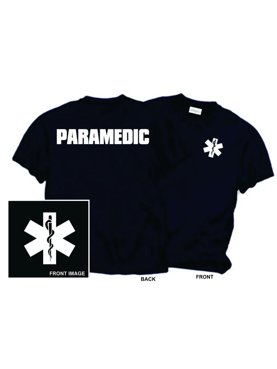 Paramedic Naval Blue Job or Duty T-Shirt Summer Cotton O-Neck Short Sleeve Men's T Shirt Gift New Size S-3XL