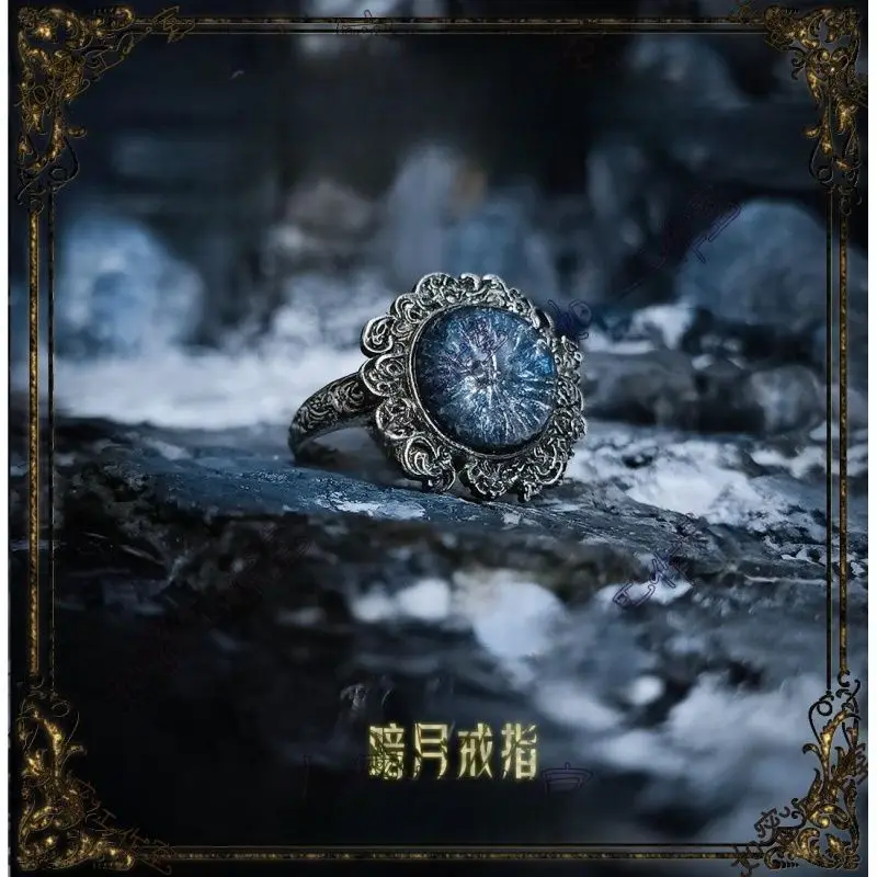 التصميم الفريد لخاتم Rani Tanni Dark Moon حول خاتم الرجل العجوز في فرنسا فاخر في أزياء Ins #2