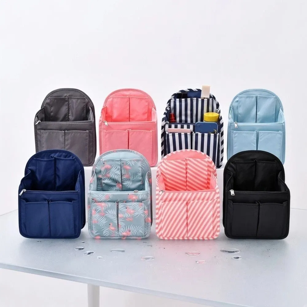 Multi-pockets Backpack Storage Insert Bag Inner Inner Liner Multifunctional Bag Liner Organizer Large Capacity