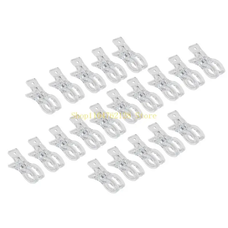 Colorful Selection Large Plastic Clothes Clips for Windproof Drying Applications Multipurpose Laundry Accessories Ensuring Firm