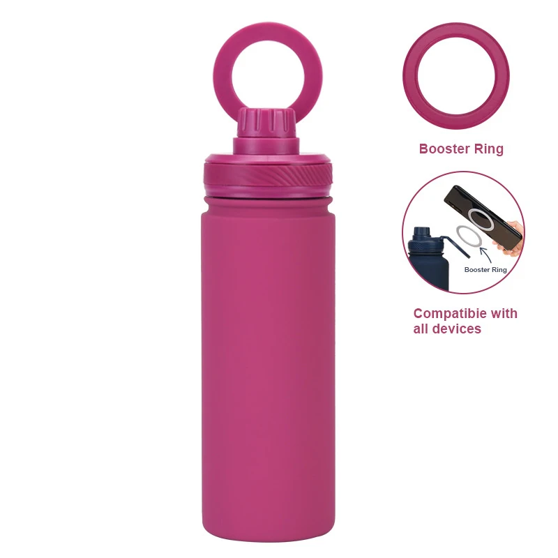 500ml MagSafe Sports Water Bottle Magnetic Thermos Flask Custom Gift