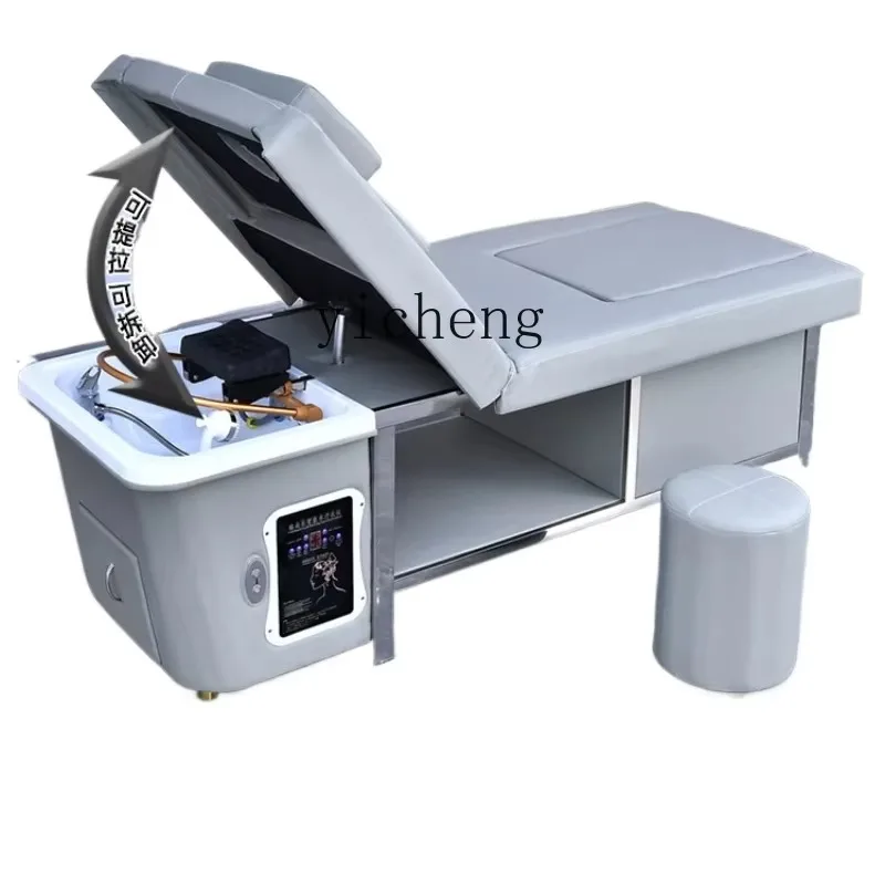 MR-16  Thai hair treatment shampoo bed water circulation electric lifting foot bath massage integrated bed