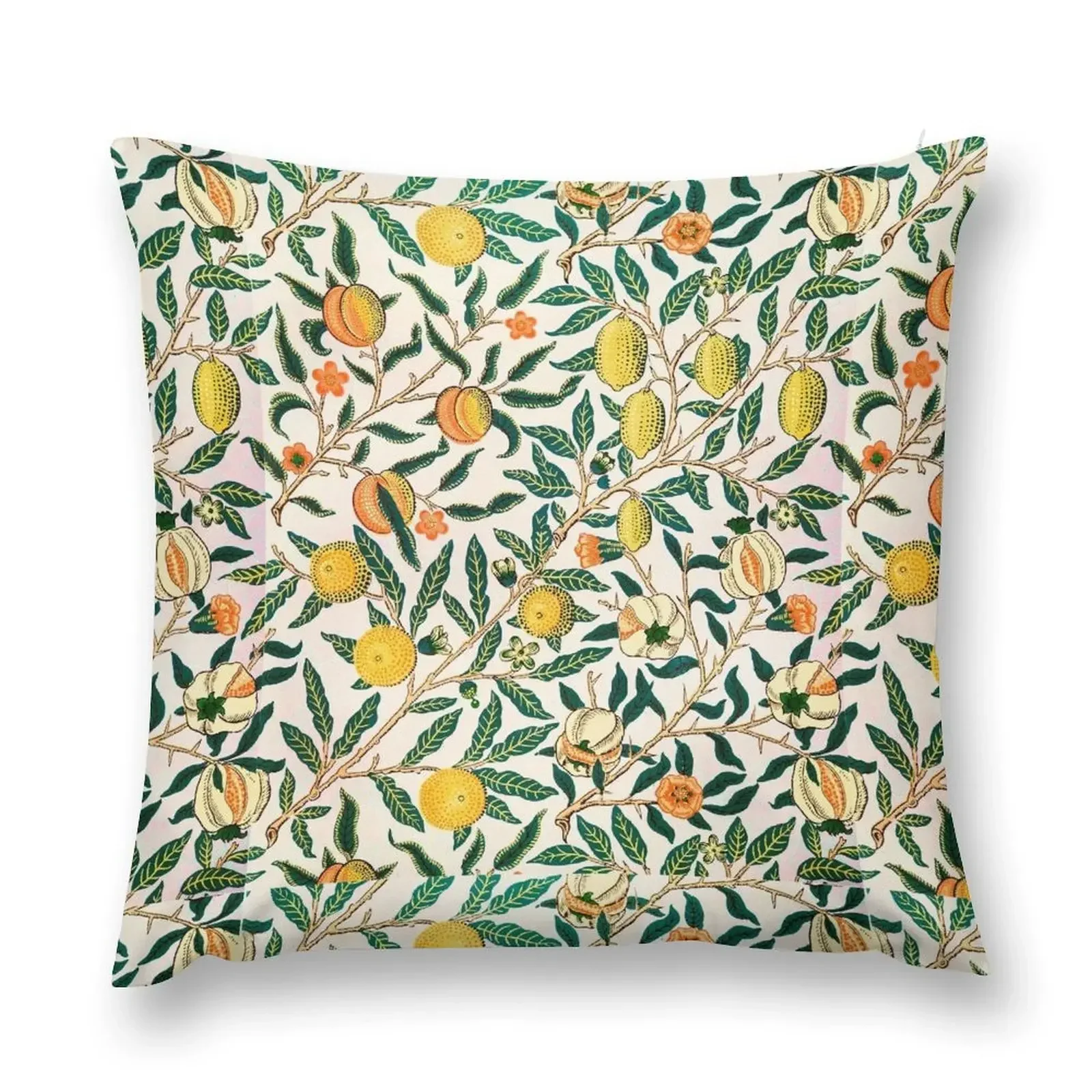 

William Morris Pattern - Fruits Throw Pillow ornamental pillows for living room bed pillows pillow