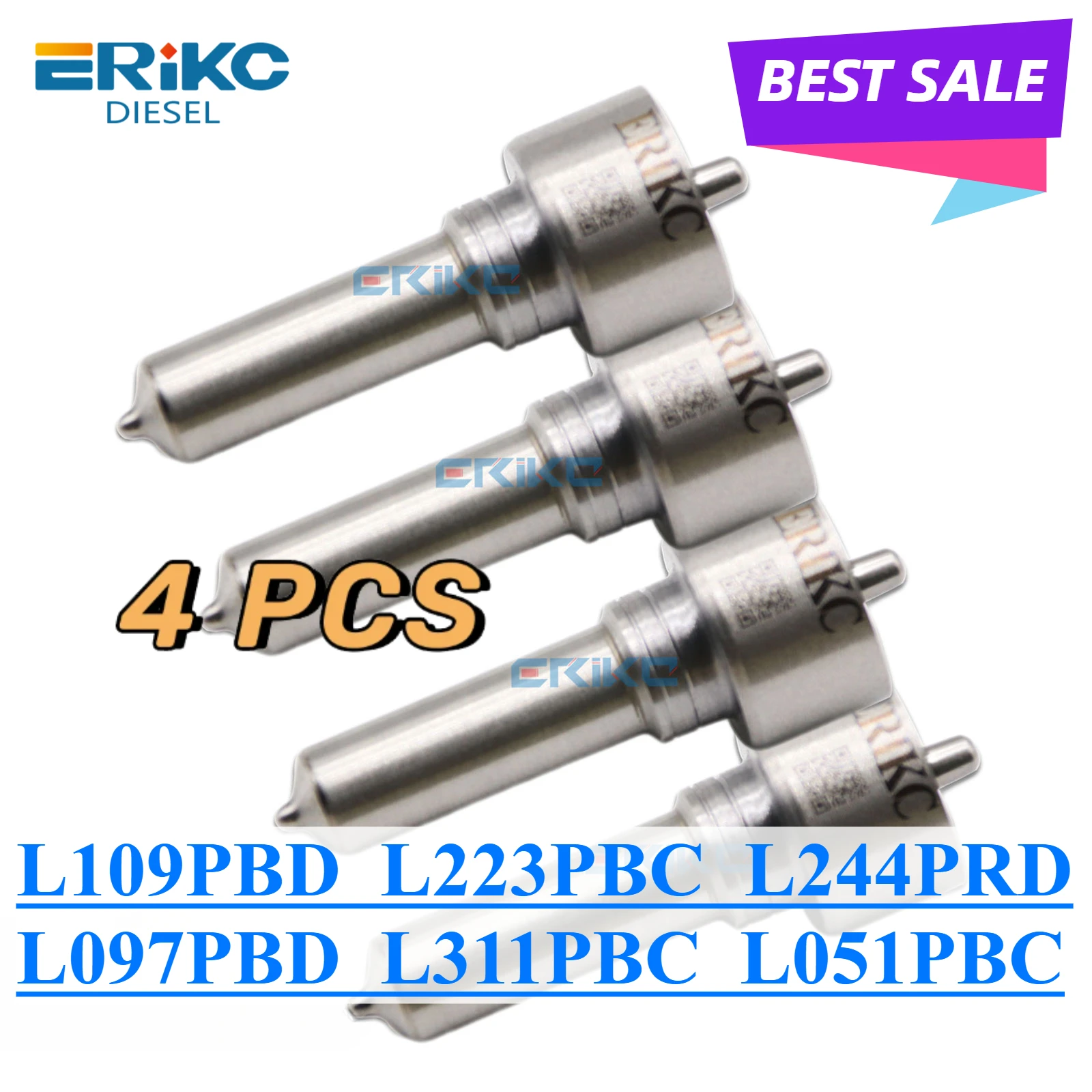 New L109PBD L051PBC CR Diesel Injector Nozzle L223PBC L244PRD for Delphi Euro 3 4 L311PBC L097PBD