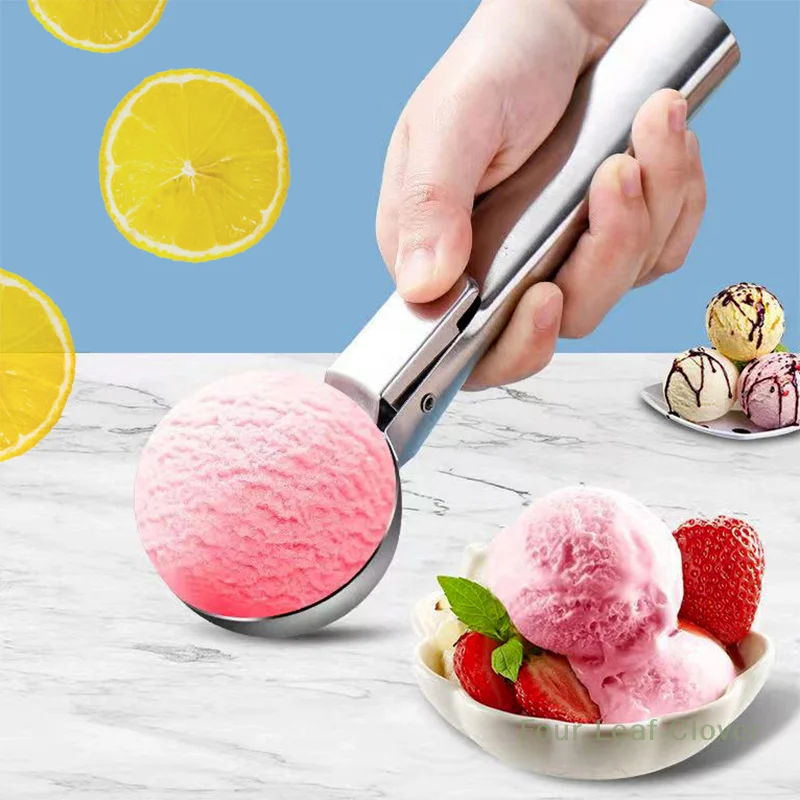 

Stainless Steel Dual-Purpose Scoop Multifunctional Ice Cream Scoops Fruit Watermelon Spoon Ball Scoop Household Ice Cream Tools