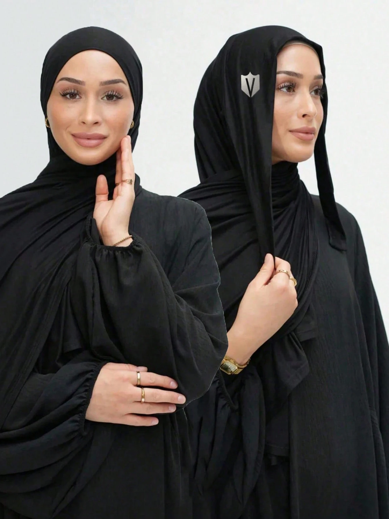 

Высококачественный мгновенный хиджаб с ремешком, мусульманский женский хиджаб, простой шарф премиум-класса, яркие вязаные платки, шаль с широкими краями