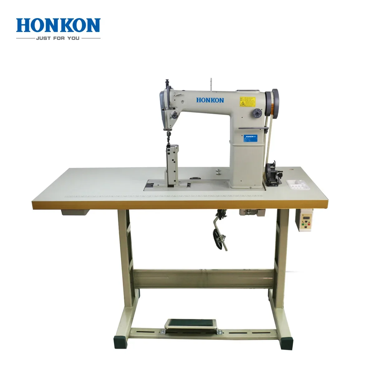 Original factory HONKON HK-810 single/double needle post-bed sewing machine