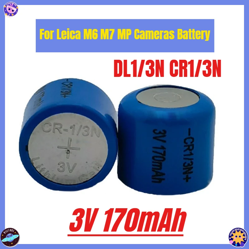 

3V 170mAh DL1/3N CR1/3N for Leica M6 M7 MP Cameras Battery
