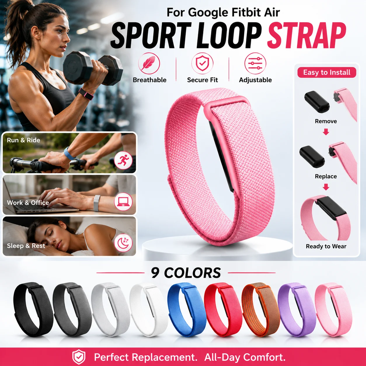 Sport Loop Strap - Tali Pengikat Olahraga yang Dapat Bernapas