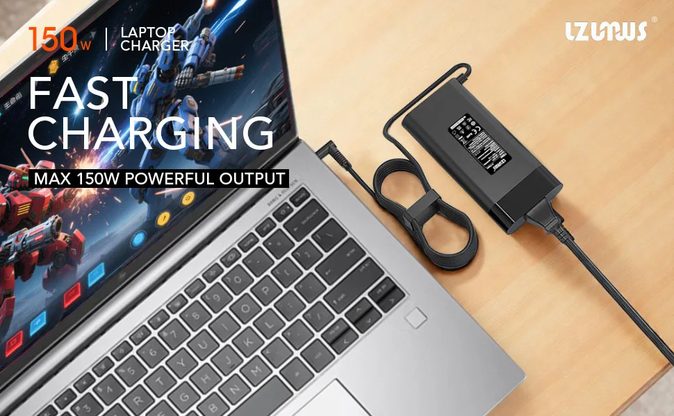 150 W 19,5 V 7,7 A AC Laptop Netzteil Ladegerät Für HP Zbook/Studio G3 G4 G5 G6 OMEN 15 17 Pavilion Gaming 15 17 Laptop Versorgung – Detail 6