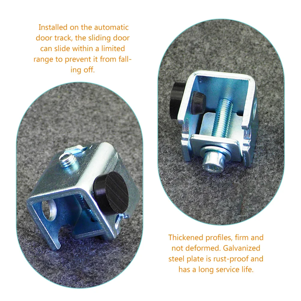 

Galvanized Steel Swing Sliding Bumper Hardware Kit Floor Anti-Collision Stopper Thickened Profile Limit Device Exterior