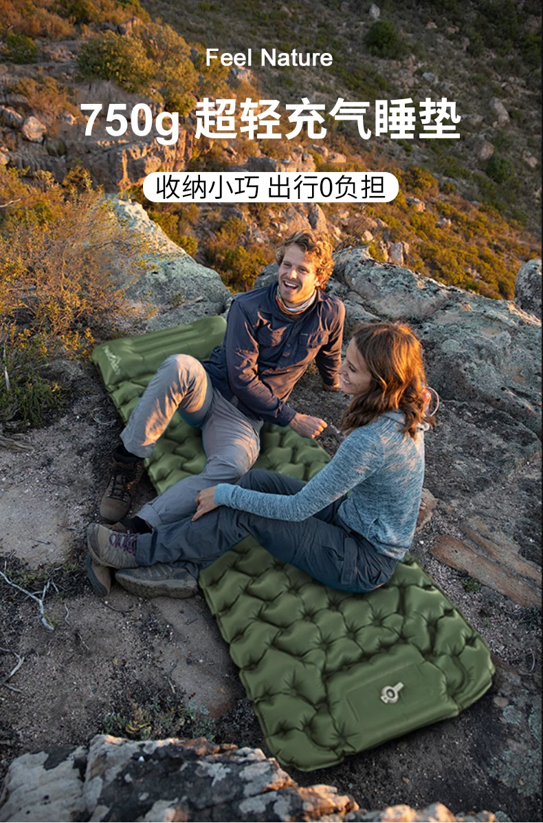 Outdoor Inflatable Portable Camping Moisture-proof Tent Sleeping Camping Single Floor