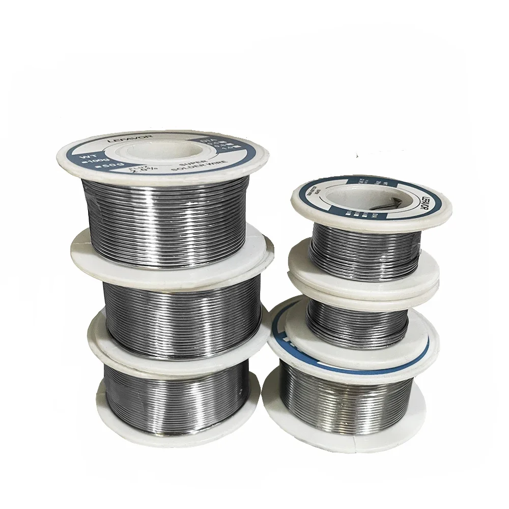 0.8mm 1.0mm 20g 50g 100g Soldering Tin Wire Tin Melt Rosin Core Solder Soldering Wire Roll No-clean FLUX 2.0%