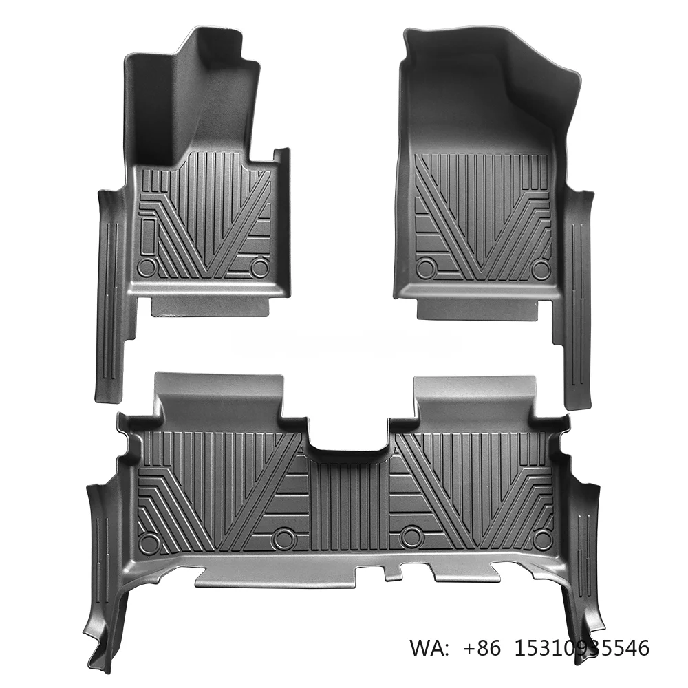 Tappetini Auto 5D in TPE Resistenti all'Usura, Impermeabili, Antiscivolo, Copertura Completa, Rivestimenti Interni per Auto
