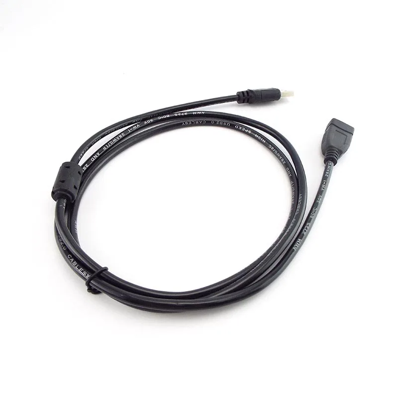1.5m 3m 5m 10m USB 2.0 Extension Cable Data Male To Female Cable Super Speed Data Extender Cord Wire For PC Laptop Keyboard E2